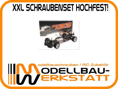 XXL Schrauben-Set Stahl hochfest! SERPENT 733 1:10 ONROAD