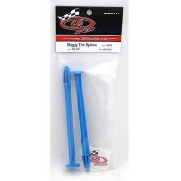 DE Racing Reifenhalter 1:8 Buggy Blau (Buggy Tire Spikes) 2 Stück