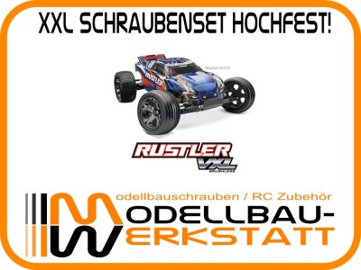 XXL Schrauben-Set für TRAXXAS Rustler VXL #3707 Stahl hochfest