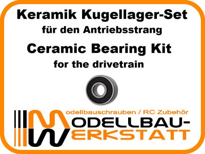 Keramik Kugellager-Set für SWORKz S350 EVO / BK1 / BX1 / BE1 / BX1e mit X-System Antrieb!