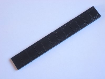 Tuning Gewichte schwarz selbstklebend 12x5g Balancegewichte (60g)