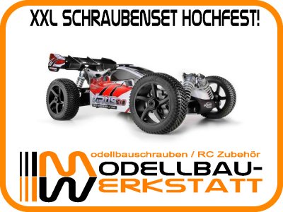 XXL Schrauben-Set Stahl hochfest Ansmann Virus 2.0 3.0 Terrier Short Course 1:8