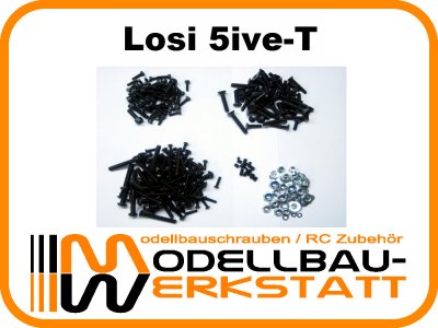 "Notfall" Schrauben-Set für Team Losi Racing TLR 5ive-T Stahl hochfest!