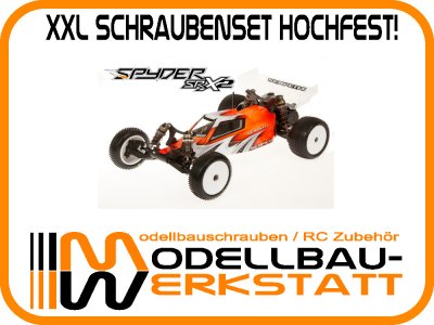 XXL Schrauben-Set Stahl hochfest! SERPENT Spyder SRX2 RM 