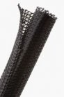 Geflechtschlauch (Kabelschutz) 6mm schwarz selbstschließend! 1m