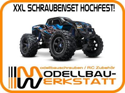 XXL Schrauben-Set für TRAXXAS X-MAXX (2016) 4x4 Monster Truck Stahl hochfest