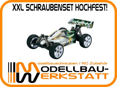 XXL Schrauben-Set Stahl hochfest Ansmann Deuce-E 1:8 Off-Road Elektro