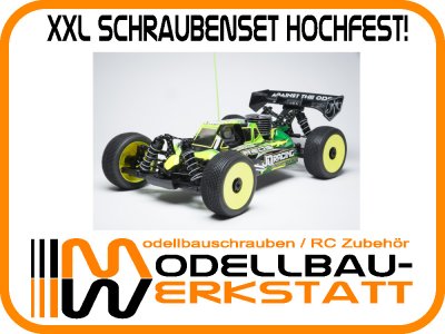 XXL Schrauben-Set Stahl hochfest! für JQ Products The Car Black Edition