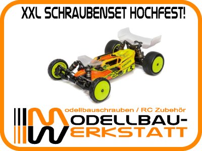 XXL Schrauben-Set für Team Losi Racing TLR 22 5.0 DC SR Stahl hochfest! 
