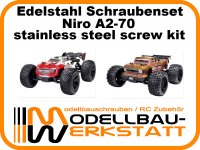 XXL Schrauben-Set für ARRMA Outcast 4x4 4S BLX / Kraton 4x4 4S BLX - 1:10 4WD Edelstahl (Niro) A2-70