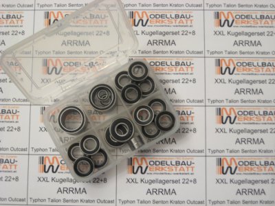 22+8 Kugellager-Set für ARRMA Mojave 6S BLX EXB 1:7 alle Versionen!