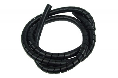 1m Flexspiralband 3-15mm schwarz