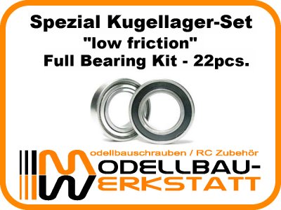 Spezial Kugellager-Set für Xray XB4 2023 2022 Dirt Edition XB4D`23 XB4D`22