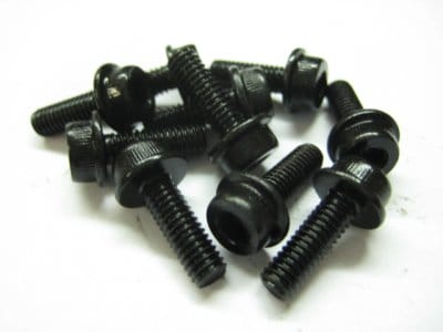 10 Stück Zylinderkopf-Schrauben mit Flansch M4x12mm Innensechskant 12.9 Inbus