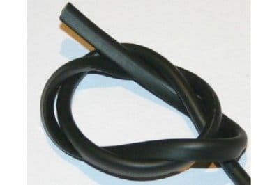 Kantenschutz schwarz glänzend 1m U-Profil 3,5x5,0mm (z.B. für Lexan-Karosserie RC Body oder Kabinenhaube!)